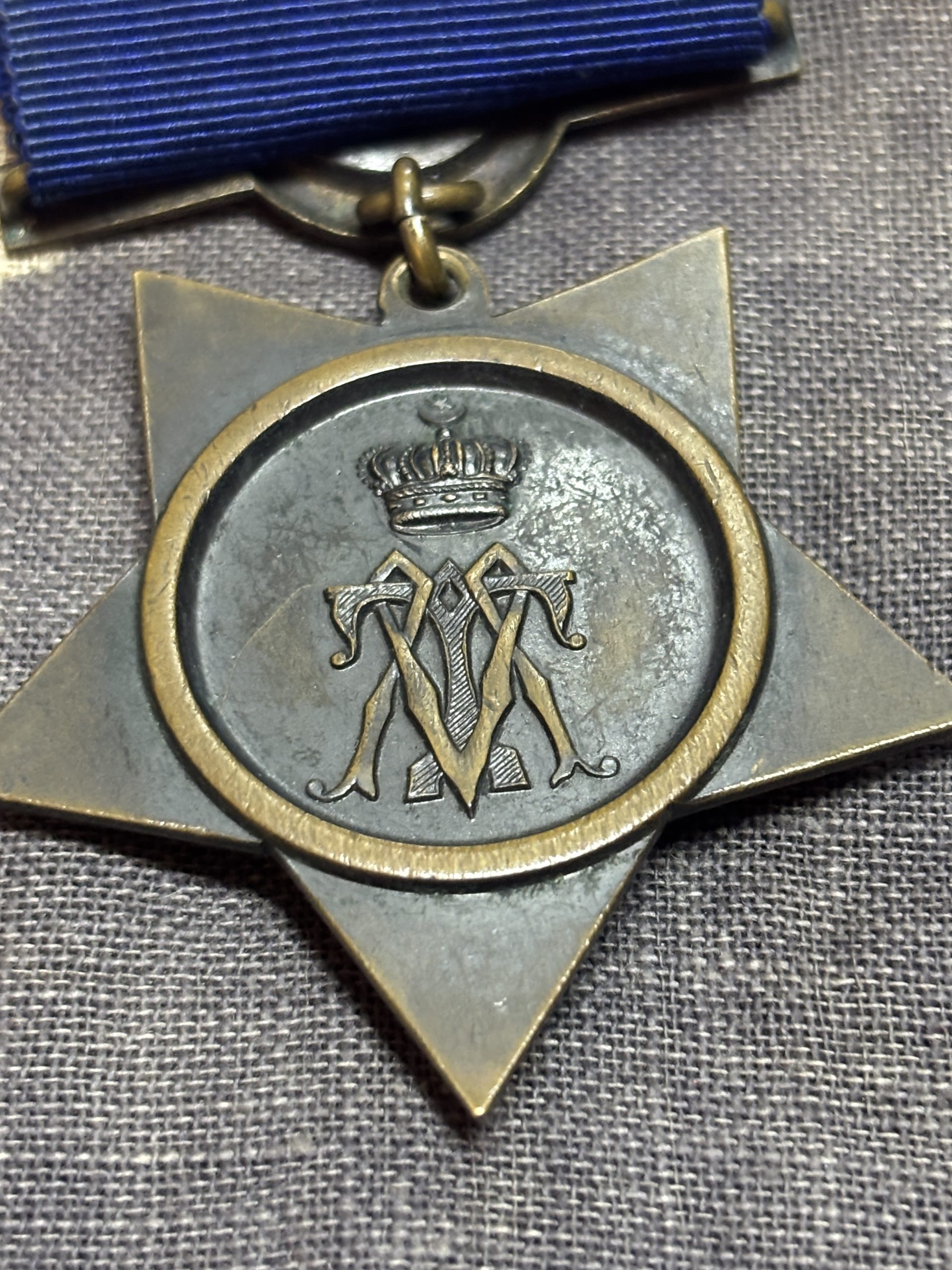Egypt Medal with Khedives Star. Green. 2nd Essex Regiment. "The Pompadours" - Image 5
