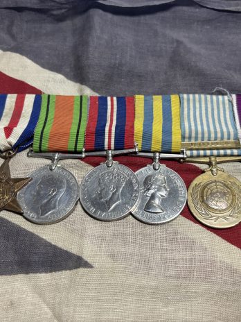 WWII/Korea/LSGC grouping Pringle. Honourable Artillery Company. Landed DDay+7, 11th Armoured Division. Morpeth.